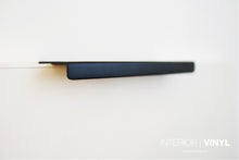 Afbeelding in Gallery-weergave laden, Facet deurgreep Semi-greeploos Zwart - Straight