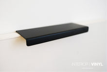 Afbeelding in Gallery-weergave laden, Facet deurgreep Semi-greeploos Zwart - Straight