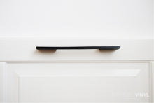 Load image into Gallery viewer, Flat deurgreep Mat Zwart