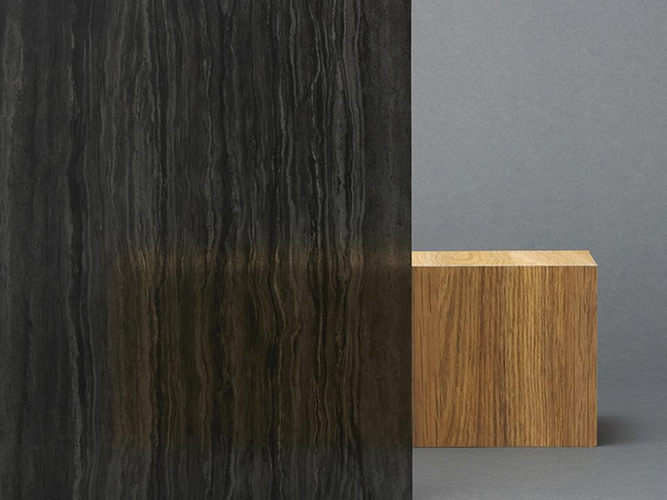 3M Fasara Raamfolie - Stone Travertine Black